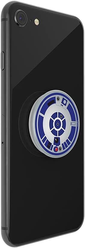 PopSockets Adhesive Phone Grip, Holder- R2-D2 Icon (Gloss) | Secure Comfortable Hold, Anti-Drop, Kickstand, Star Wars, Grogu, Electronic Accessories, For iPad/Kindle/iPhone/Android