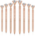 HISHER 20 Pack Custom Crystal Ballpoint Pens Smooth ABS Plastic Twist Pen