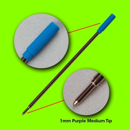 Replacement for Cross 8511 - Ballpoint Pen Refill - 12 Blue