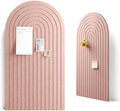 Large Arched Felt Bulletin Board 47.2''×25.5'', Pink
