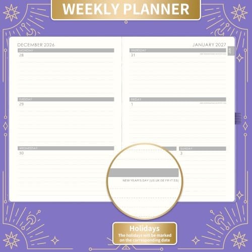 2027 Planner - 2027 Weekly Monthly Planner, 5.75" x 8.25"