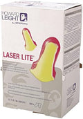 HOWARD LEIGHT Honeywell Home by Laser Lite High Visibility Disposable Foam Earplug Refill for Leight Source 500 Dispenser, 500 Pairs (LL-1-D), Magenta/Yellow