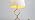 JONATHAN Y Levi Table Lamp 31.5" Curved Metal and Crystal, Gold Painting