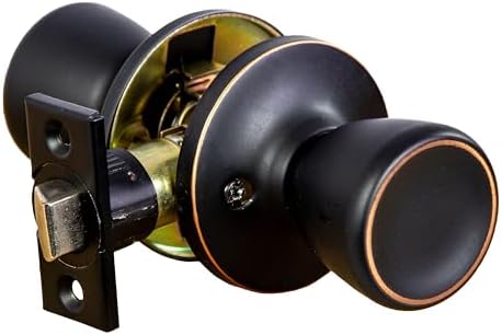 Design House Terrace Passage Door Knob, Oil Rubbed Bronze