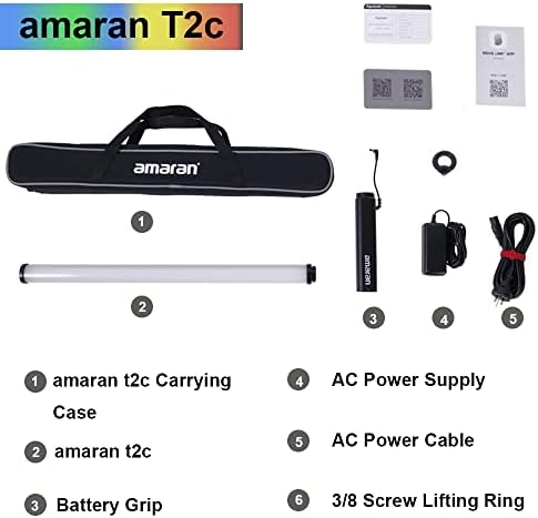 Aputure amaran Tube Light amaran T2c RGBWW LED Video Stick Light