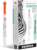 Zebra Pen MILDLINER No Bleed Highlighter, Marigold Color, Dual Tip, 12-Pack