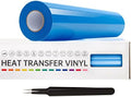 VinylRus Heat Transfer Vinyl, Sky Blue, 12" x 20ft