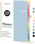 Forvencer Academic Planner 2026-2027, Weekly & Monthly Hardcover Planner A5