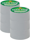 Duck Brand Color Duct Tape, 6-Roll, Dove Grey (285226_C)