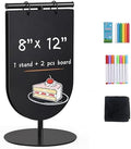 SELEAD Small Chalkboard Words Sign w/Metal Stand, 2 Pack 8x12”, Semicircle