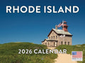 Rhode Island Calendar 2026 Wall 12 Month Monthly RI Scenic Souvenirs Themed Gifts | American Made In The USA
