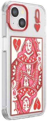 PopSockets iPhone 15 Plus Phone Case with MagSafe- Heart Queen