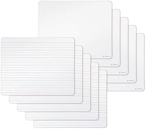 U Brands Mini Dry Erase Board for School, 10 Count