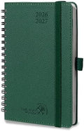 POPRUN 2026-2027 Small Weekly Planner, 4" x 6.25" Pocket Calendar for Purse