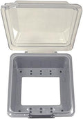 Topaz Electric WCIU2 In-Use Plastic Cover Double Gang , Gray