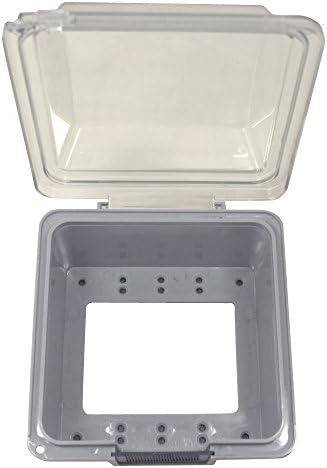 Topaz Electric WCIU2 In-Use Plastic Cover Double Gang , Gray