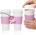 Copco Acadia Travel Mug, 16 Oz - Pink, Set of 3