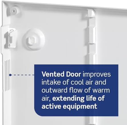Leviton 42" Structured Media Center Vented Hinged Door Only, Wireless, 49605-42S