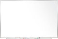 Ghent Magnetic Porcelain Whiteboard with Aluminum Frame, 2'H x 3'W