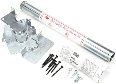 3M Fire Barrier Putty Sleeve Kit DT 100, 1 in Round, 1/case