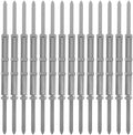 Balacoo 50pcs Silver Metal Binding Clips for Office and Presentations, Sturdy Construction Document Organizer with Sleek Modern Style Paper Fasteners for Filing and Paper Management