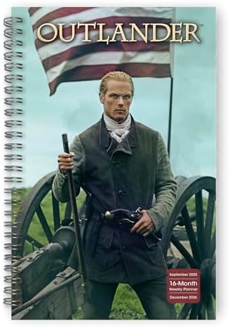 Outlander 2026 Weekly & Monthly Planner, 12-Month Engagement Calendar Inspired by The Beloved TV Series, Scottish Romance & Fantasy Art, 2026, 6" x 9"