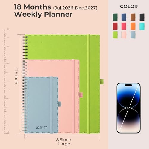 Planner 2026-2027 Daily Daily Weekly and Monthly,11.5"x8.5"