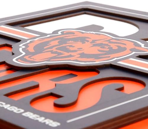 YouTheFan NFL Chicago Bears Slogan Series 3D Wall Art