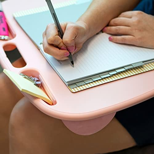 LAPGEAR MyDesk Lap Desk – Rose Quartz, Fits 15.6” Laptops