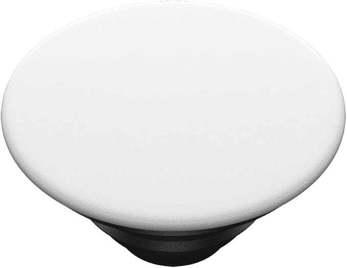PopSockets Phone Grip with Expanding Kickstand, Adhesive Grip - White on Black