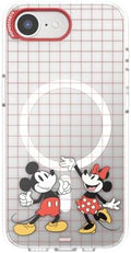 PopSockets iPhone 16 Phone Case with MagSafe, Wireless Charging Compatible, Disney - Mod Mickey and Minnie
