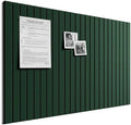 Bumusty 36"x 24" Large Felt Bulletin Board Tiles,Pine Green