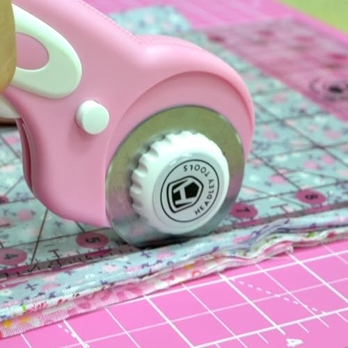 Headley Tools Thickened 36 x 48 Inch Self Healing Sewing Cutting Mat, A0 Rotary Cutting Sewing Mat for Crafts, Double Sided 5-Ply Table Cutting Board for Fabric Quilting Leather Hobby, Pink/Purple