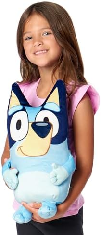Northwest Bluey Cloud Hugger Pillow – Ultra-Soft Plush Character – Officially Licensed Bluey Collectible – Lightweight Travel Pillow for Home, Office, or On-the-Go Comfort – 11.5 Inches