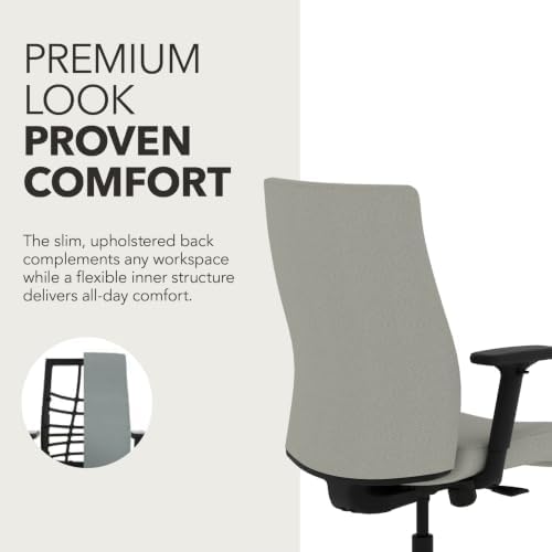 HON Ignition 2.0 Ergonomic Office Chair, Lumbar Support, Desk Chair, Fog