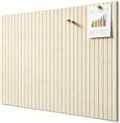Large Felt Wall Tiles 48" x 36", Light Camel Cork Board Alternative