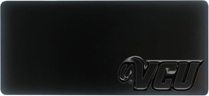 Virginia Commonwealth University Alumni Desk Mat, Durable Office Supplies, Non-Slip Base, Responsive Desk Pad with Smooth Surface, Black