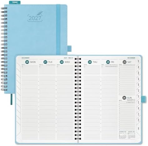 BEZEND 2027 Planner Weekly and Monthly, Daily Calendar Book (A5-6"x8.5")