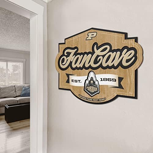 YouTheFan NCAA Officially-licensed FanCave 3D wall art - ready-to-hang, 3D multi-layered construction - floating wall mount design - Perfect fan gift
