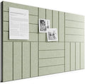 Bumusty 36" x 24" Large Cork Board Alternative, Sage