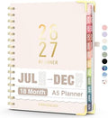 Jul 2026 - Dec 2027 Planner, Forvencer 18 Month Planner 2026-2027, 6" x 8"
