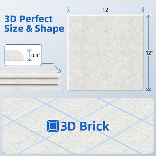 20 Pack Acoustic Panels with Self Adhesive Sound Proof Foam Panels for Wall