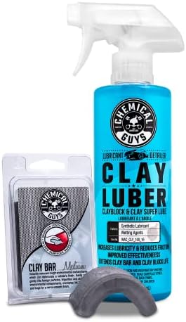 Chemical Guys, Clay Bar & Luber Kit, Medium Duty, Paint Prep, 2-Piece Set