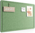 Fluxynara 23.6" x 17.1" Bulletin Board, Moss Green