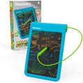 Discovery™ Bright Doodles LCD Art Tablet - Mess-Free Colorful Drawing Pad & Tethered Stylus| Widescreen Display| LCD Writing Tablet for Kids| Arts & Crafts Toy| Toddler Learning Toy| Doodle Board Gift