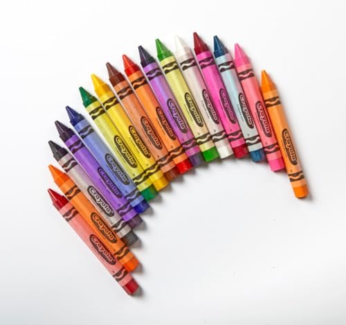 Crayola Triangular Crayon Classpack, 16 Assorted Toddler Crayons, Anti Roll, Bulk School Classroom Essentials, Preschool & Kindergarten Must Haves, 256 Count, (Pack of 2)