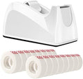Amazon Basics Matte Finish Tape Dispenser with 16 Refill Rolls, 3/4" x 1300" (36 yds)