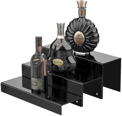 JUESHA 2 Pack Tiers Bar Shelves for Liquor Bottles