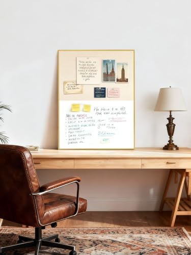 ARCOBIS Dry Erase Cork Board Combo