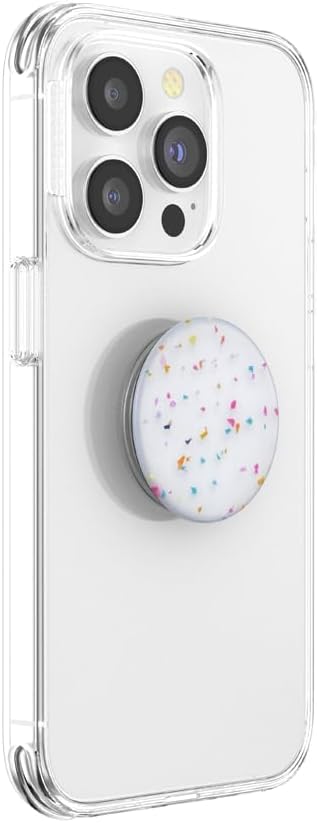 PopSockets Adhesive Phone Grip, Holder- Circus Regrind | Secure Comfortable Hold, Anti-Drop, Kickstand, Rainbow, Colorful, Light Blue, Baby